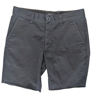 Brixton 32 Black Cut off Shorts Long Men's